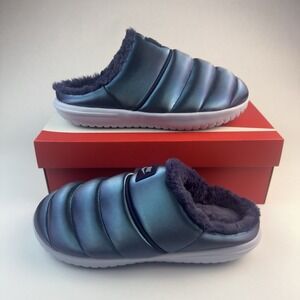 Nike Women's Burrow SE Slipper - Ghost/Imperial Purple - Size 10 - New In Box